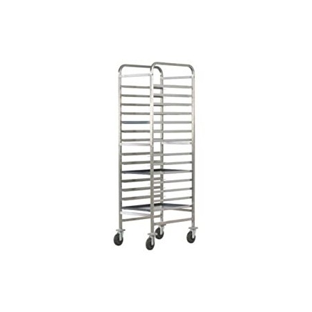 CARRELLO INOX PORTA TEGLIE...