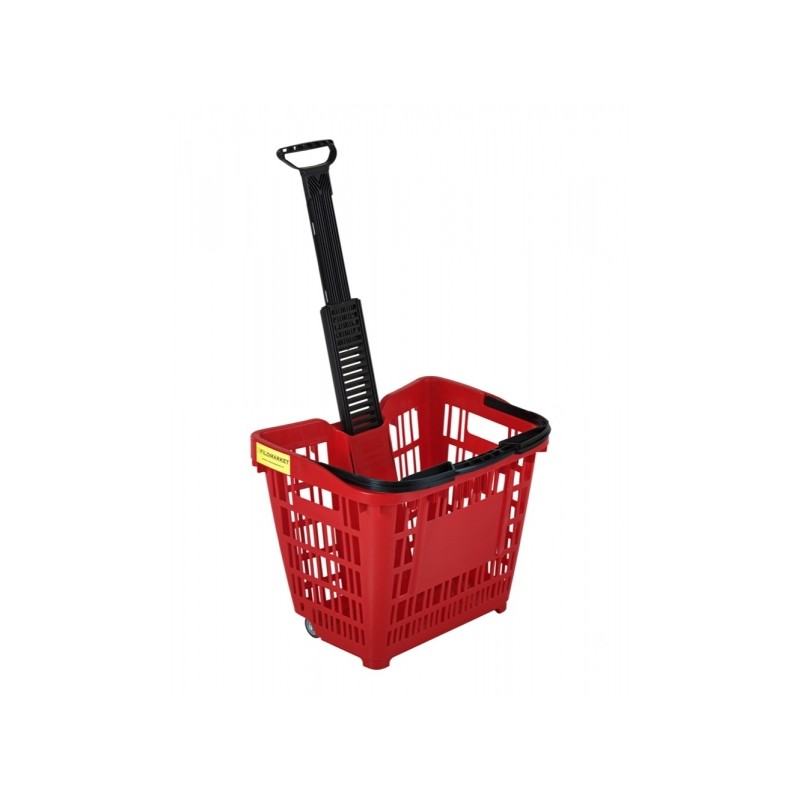 CESTINO SPESA TROLLER ROSSO...
