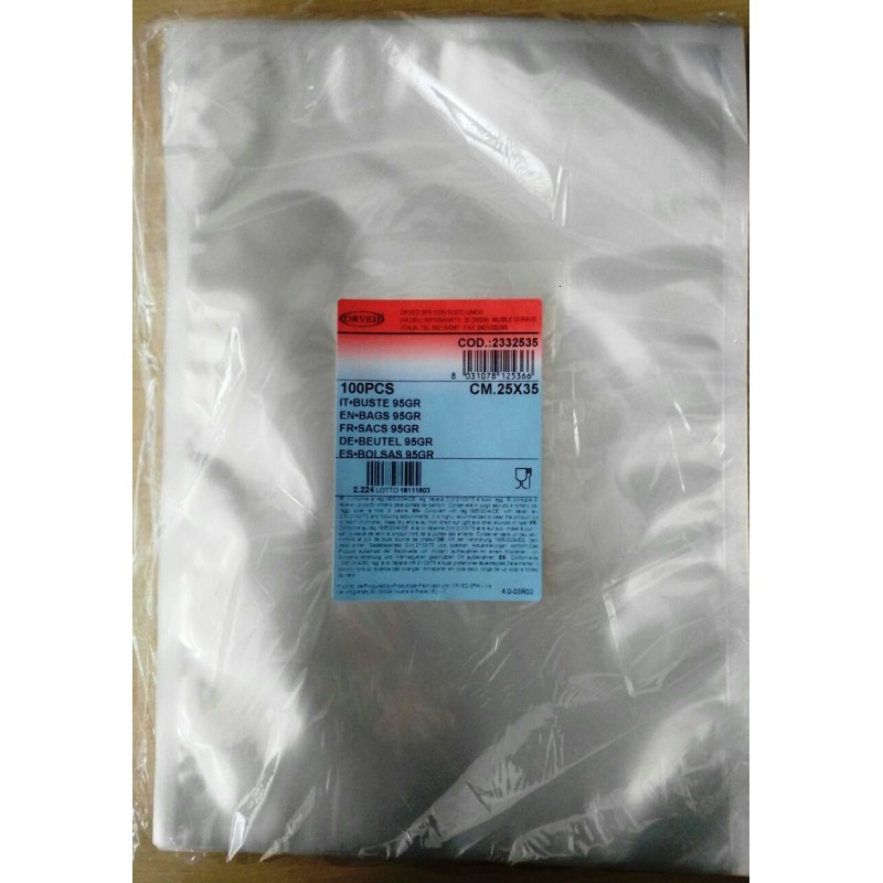 BUSTE SOTTOVUOTO 250X350 MM...