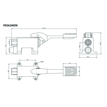 RUBINETTO A PEDALE A TERRA...