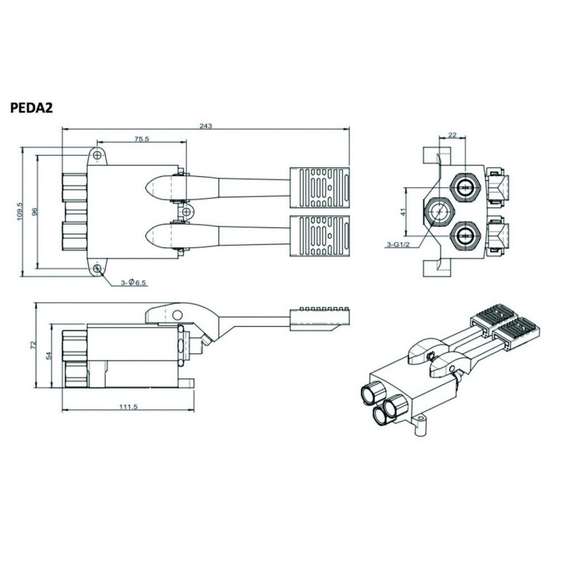 RUBINETTO A DOPPIO PEDALE...