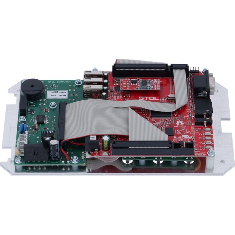 ASSIEME SCHEDA CON LCD E...